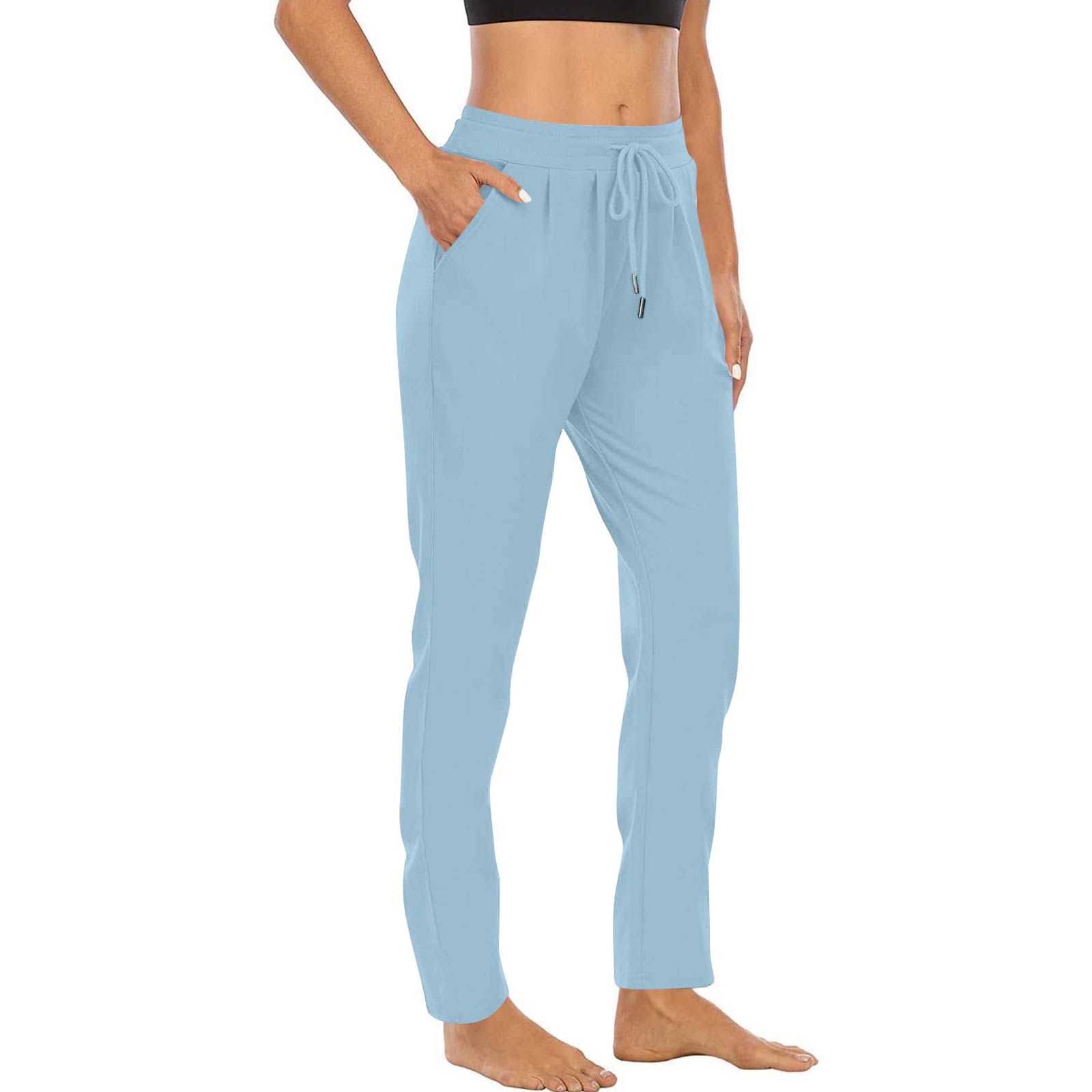 Yoga Pants Women High Waist Straight Leg Joggers Lightweight Hiking Casual Athletic Workout Trousers With Pockets M
Yoga Pants Women High Waist Straight Leg Joggers Lightweight Hiking Casual Athletic Workout Trousers With Pockets M