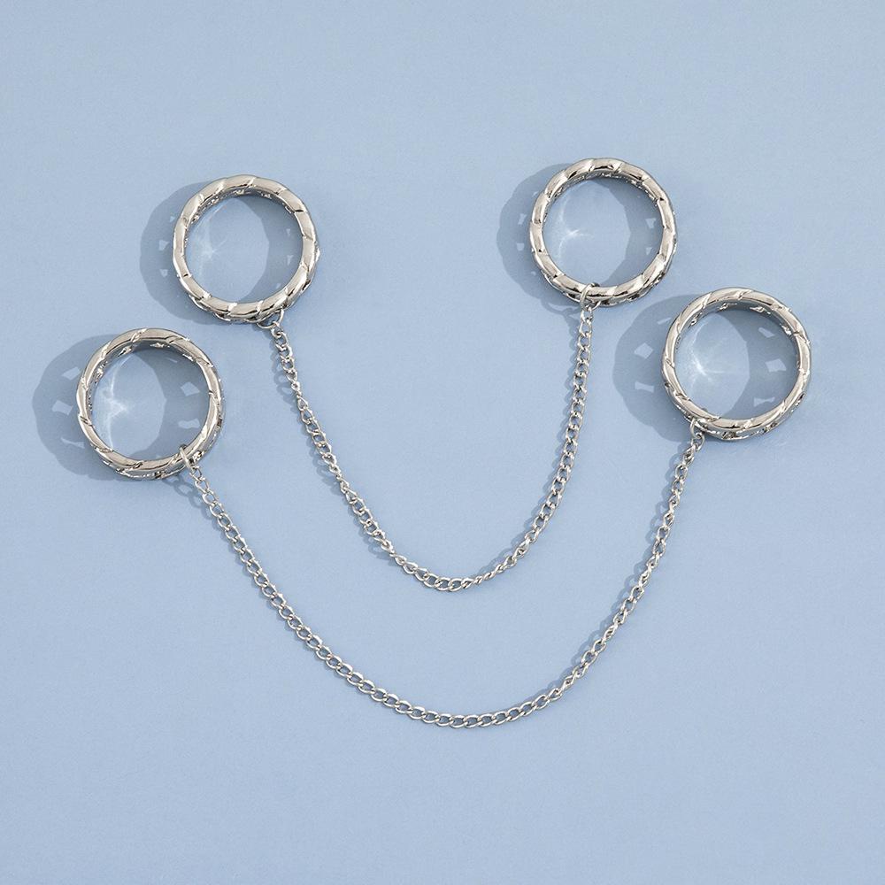 Retro Punk Unisex Chain Ring & Pendant Set
Retro Punk Unisex Chain Ring & Pendant Set
