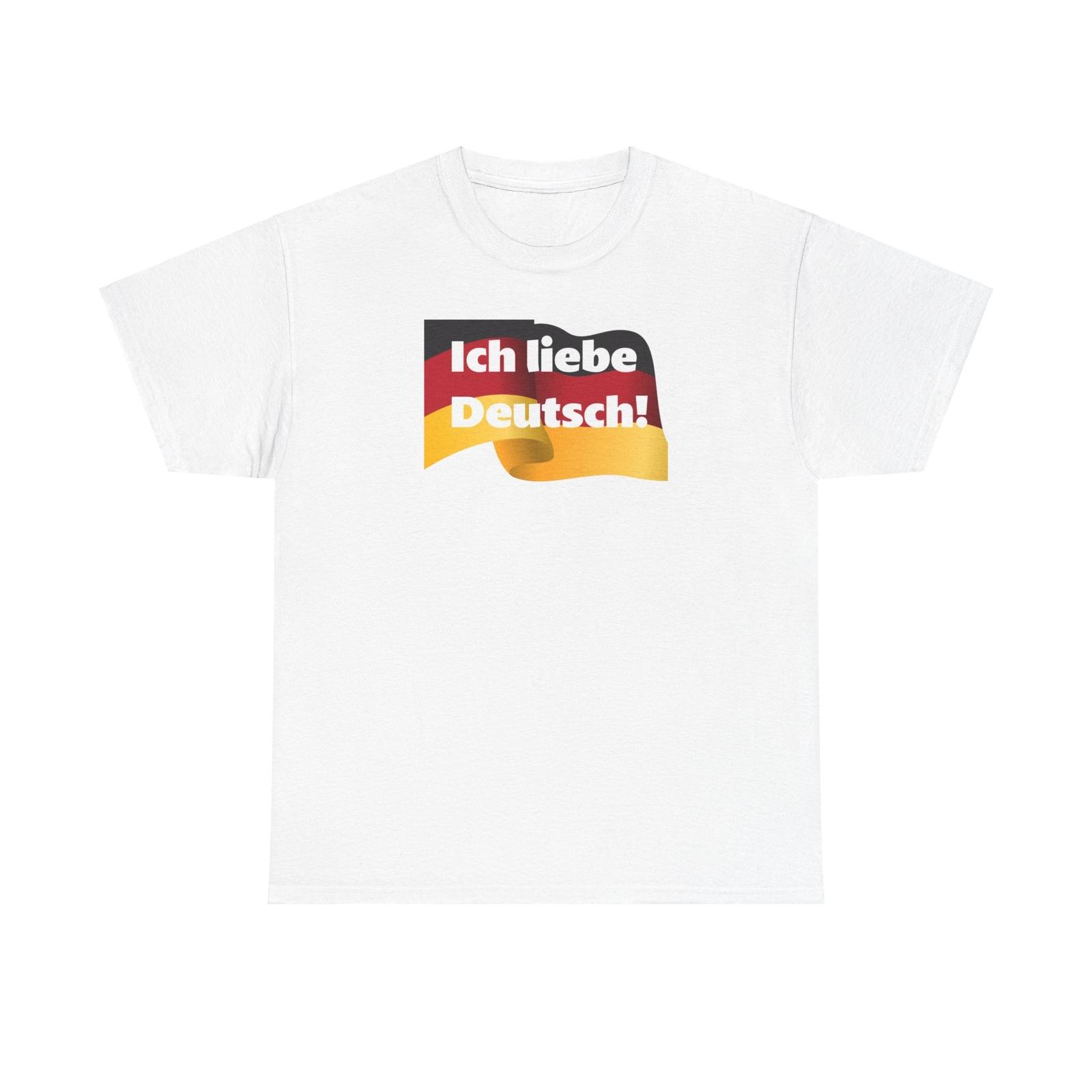 Ich liebe Deutsch I Love German Unisex Heavy Cotton T-Shirt Mens Womens Tees Top Tee XL
Ich liebe Deutsch I Love German Unisex Heavy Cotton T-Shirt Mens Womens Tees Top Tee XL