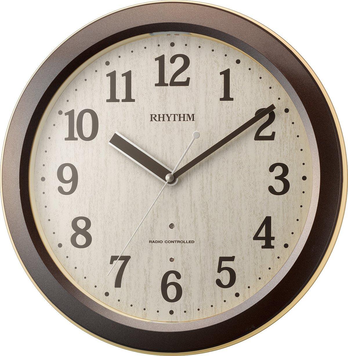 RHYTHM Wall Clock Radio Clock Analog Dark Light Automatic Lighting Brown Grain Pure Light M33 4MYA33SR06 (Wood Finish)
RHYTHM Wall Clock Radio Clock Analog Dark Light Automatic Lighting Brown Grain Pure Light M33 4MYA33SR06 (Wood Finish)