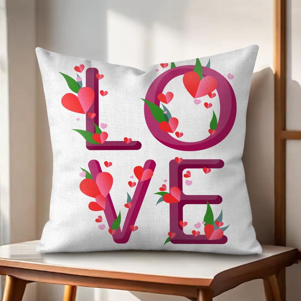 Creative Love Pattern Cushion Cover Natural Linen Organic Fabric DoubleSided Printing Couch Pillow Covers Home Decor 30x30cm
Creative Love Pattern Cushion Cover Natural Linen Organic Fabric DoubleSided Printing Couch Pillow Covers Home Decor 30x30cm