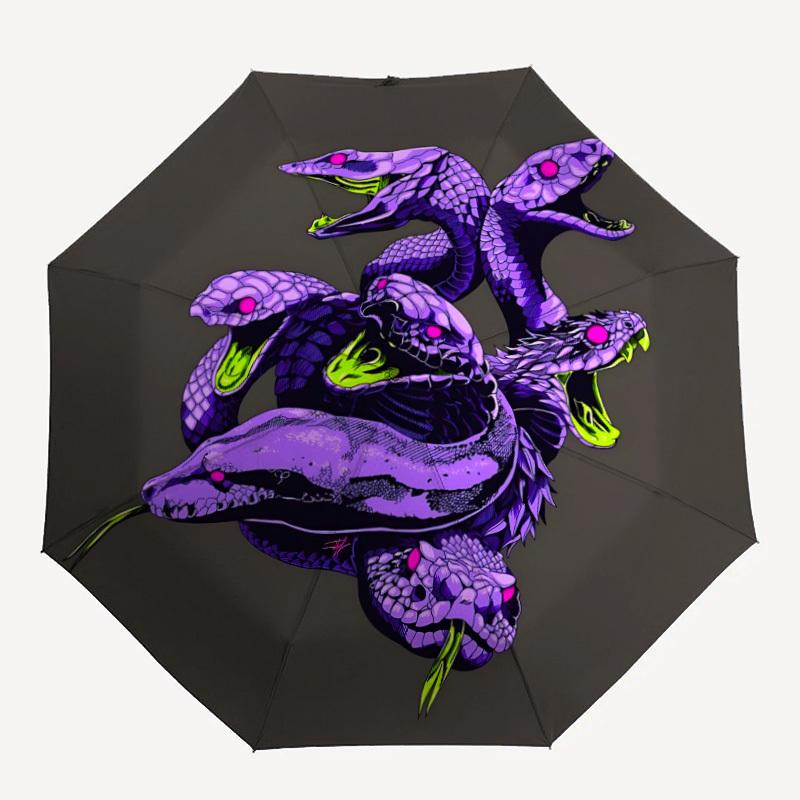 1pc Serpent Illustration Automatic Open/close Folding Umbrella, Compact Portable Travel Umbrella, Durable Construction yy250809099
1pc Serpent Illustration Automatic Open/close Folding Umbrella, Compact Portable Travel Umbrella, Durable Construction yy250809099