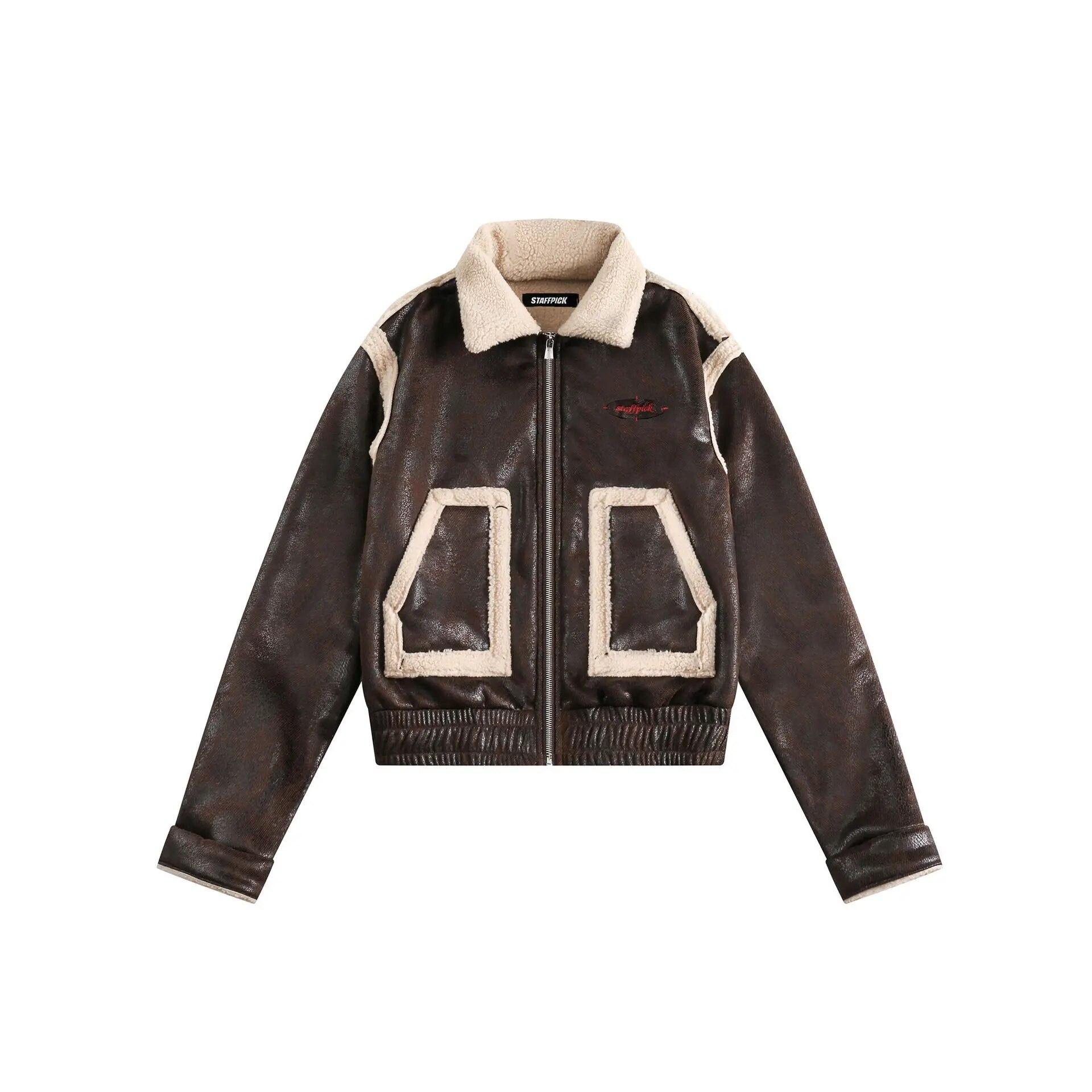 PU Leather Hip Hop Jackets Women s Motorcycle Jacket Coat Men Casual Patchwork Embroidery Fall Winter Oversize Couple Streetwear
PU Leather Hip Hop Jackets Women s Motorcycle Jacket Coat Men Casual Patchwork Embroidery Fall Winter Oversize Couple Streetwear
