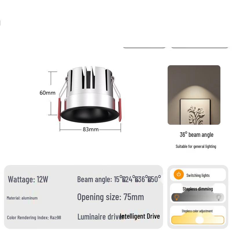 MENGPAO Embedded Arc LED Spotlight
MENGPAO Embedded Arc LED Spotlight