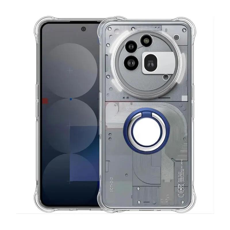 Чехол-держатель с магнитным кольцом для Nothing Phone 3A Pro для Nothing Phone3A 3APro 2A Plus, противоударный, прозрачный силиконовый чехол для телефона с подушками безопасности Nothing Phone 3A Pro синий
Чехол-держатель с магнитным кольцом для Nothing Phone 3A Pro для Nothing Phone3A 3APro 2A Plus, противоударный, прозрачный силиконовый чехол для телефона с подушками безопасности Nothing Phone 3A Pro синий
