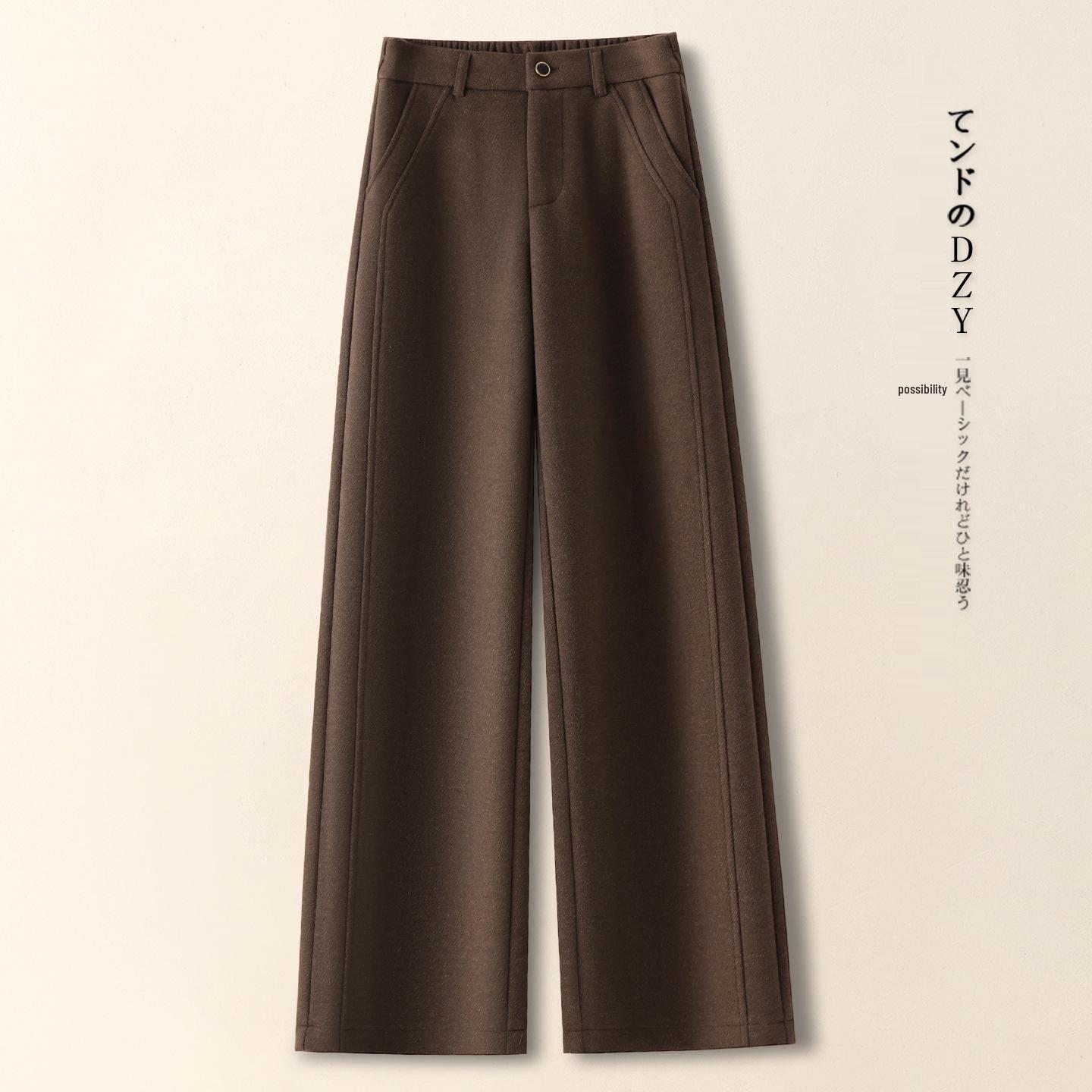 Women s Woolen Slim Wide-Leg Pants - Autumn/Winter 2025 Fashionable Casual Trousers 29/XL (115-125 lbs)
Women s Woolen Slim Wide-Leg Pants - Autumn/Winter 2025 Fashionable Casual Trousers 29/XL (115-125 lbs)