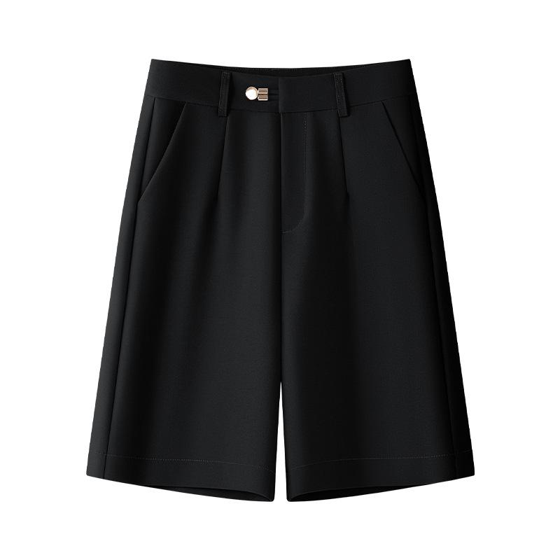 Women s Black Suit Shorts - 2025 Spring Collection: Loose, High-Waisted, Wide-Leg, Casual Five-Point Pants. 3XL
Women s Black Suit Shorts - 2025 Spring Collection: Loose, High-Waisted, Wide-Leg, Casual Five-Point Pants. 3XL