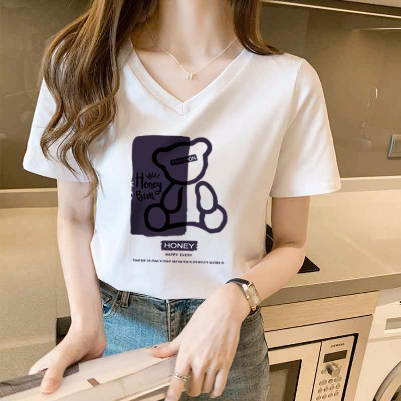 V-neck American retro pure cotton summer T-shirt women s 2025 new large size fat mm thin meat-covering short-sleeved top XXXL
V-neck American retro pure cotton summer T-shirt women s 2025 new large size fat mm thin meat-covering short-sleeved top XXXL