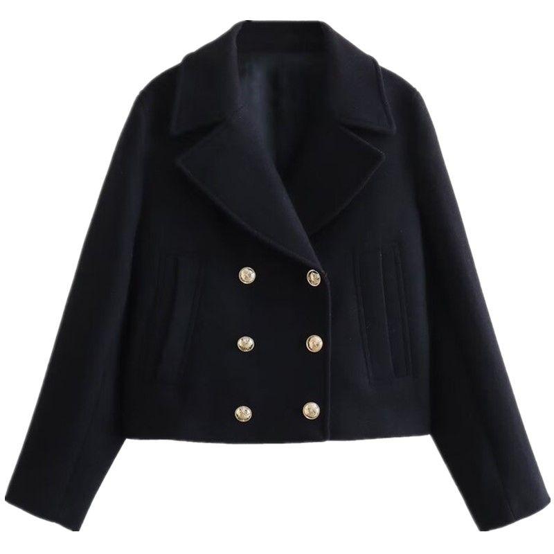 Fashion Style 2023 Autumn New Women s Wool Blend Short Double Breasted Coat Outwear 8538298 401 Blue L
Fashion Style 2023 Autumn New Women s Wool Blend Short Double Breasted Coat Outwear 8538298 401 Blue L