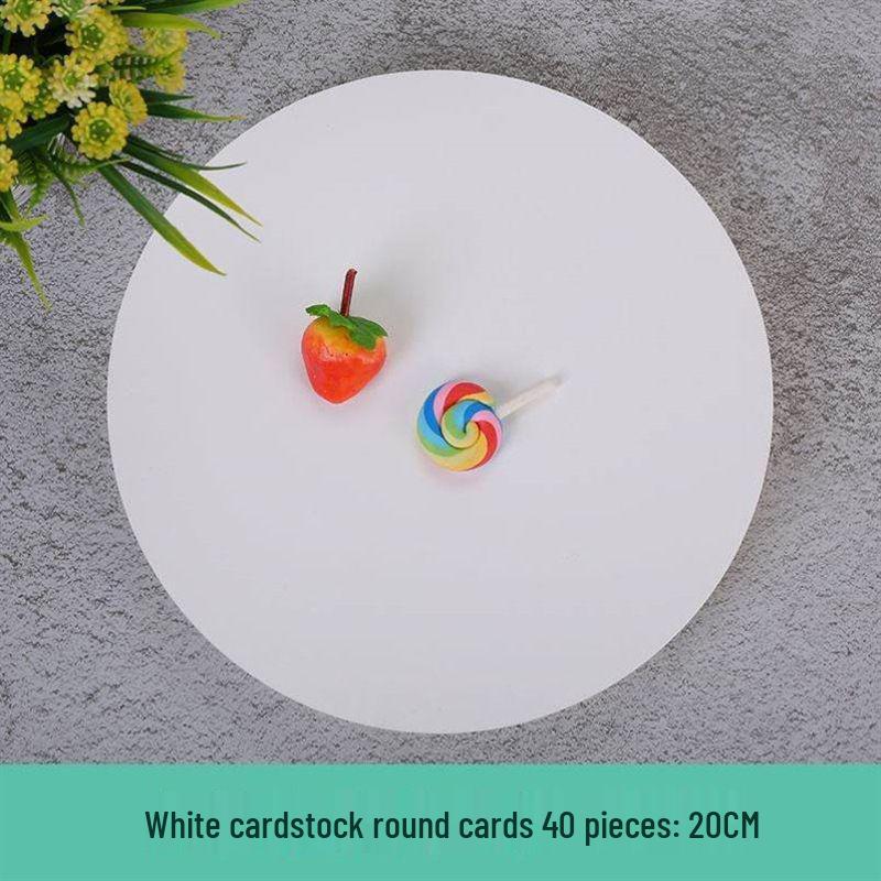 Thick White Cardstock Circles for Handmade Art and Drawing
Thick White Cardstock Circles for Handmade Art and Drawing