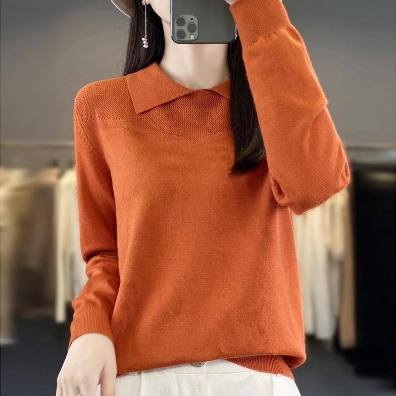Весенне-осенняя женская вязаная блузка с кукольным воротником и майка с длинными рукавами L оранжевый
Весенне-осенняя женская вязаная блузка с кукольным воротником и майка с длинными рукавами L оранжевый