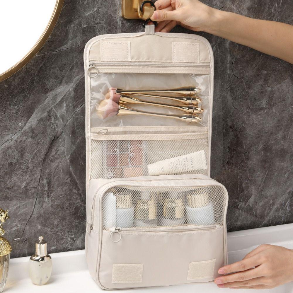 Waterproof Hanging Toiletry Bag Foldable Make Up Bag Shower Bag Travel Wash Bag Wash Organizer білий
Waterproof Hanging Toiletry Bag Foldable Make Up Bag Shower Bag Travel Wash Bag Wash Organizer білий