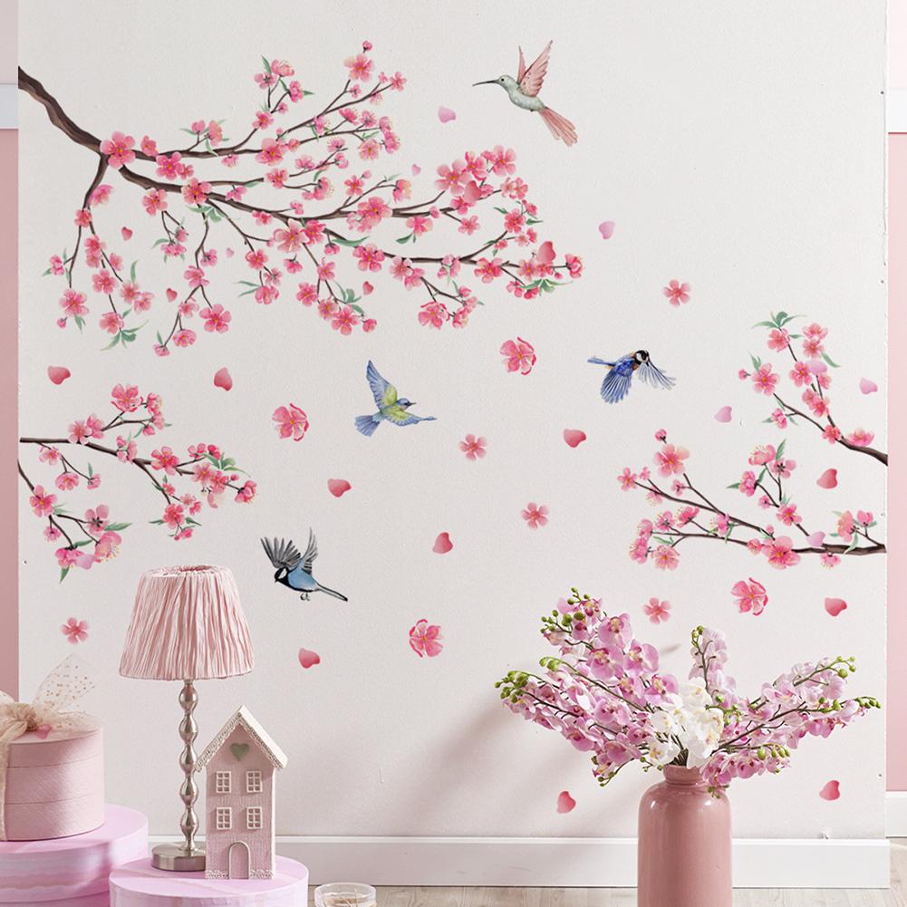 Branch Bird For cherry Blossom Wall Sticker for Creative Home Decoration PVC Transparent Film for Living Room and More
Branch Bird For cherry Blossom Wall Sticker for Creative Home Decoration PVC Transparent Film for Living Room and More