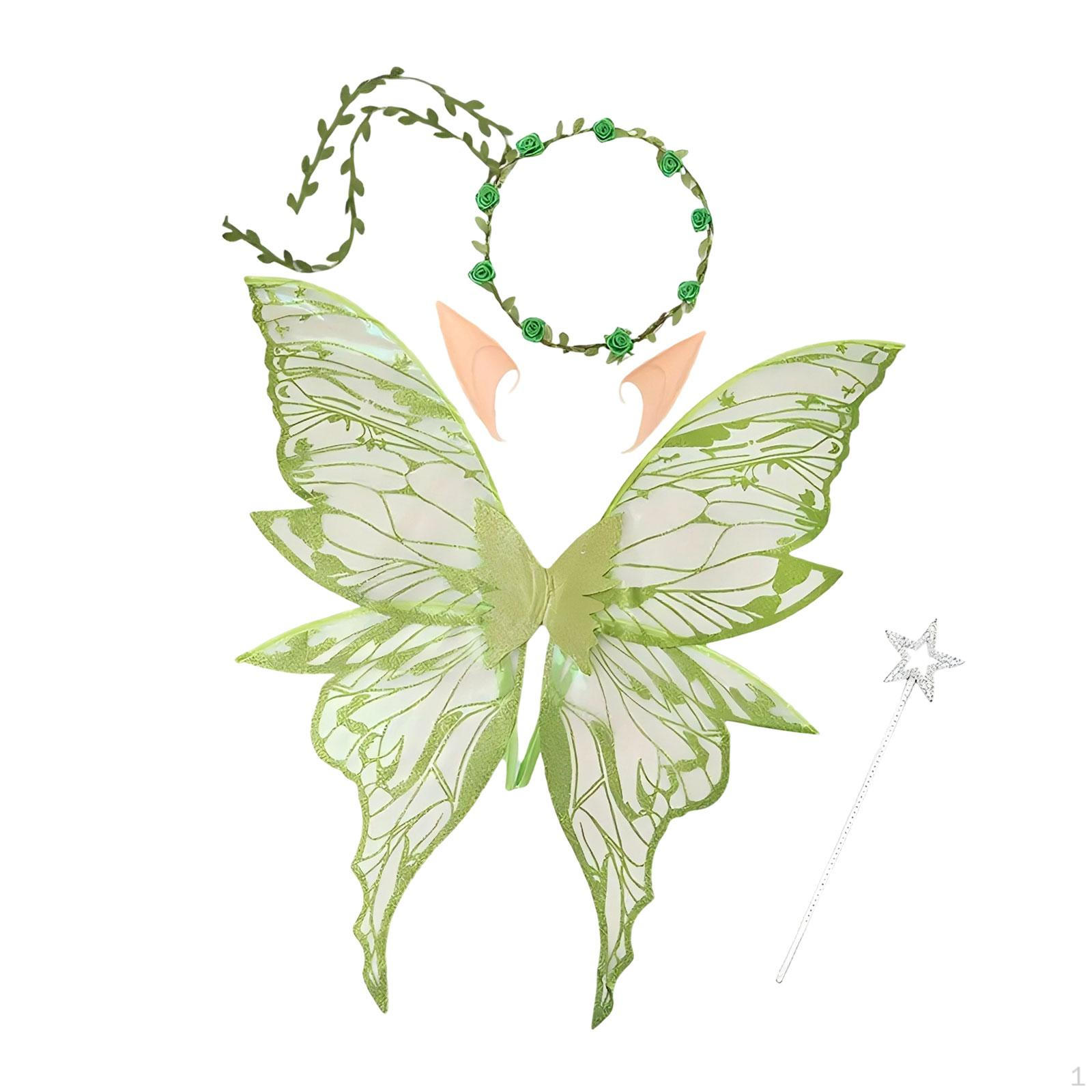 Крылья феи Взрослые Детские Украшение Эльф Венок Головной убор Реквизит Костюмы бабочки зелёный
Крылья феи Взрослые Детские Украшение Эльф Венок Головной убор Реквизит Костюмы бабочки зелёный