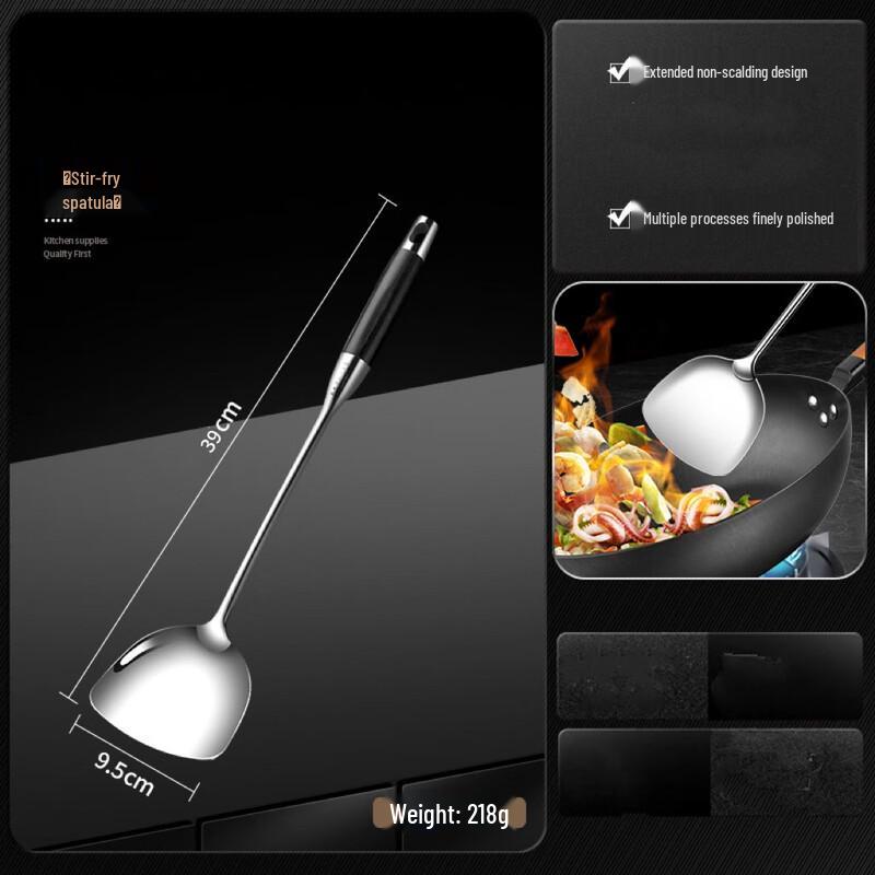 Extended Handle Stainless Steel Cooking Utensil Set
Extended Handle Stainless Steel Cooking Utensil Set