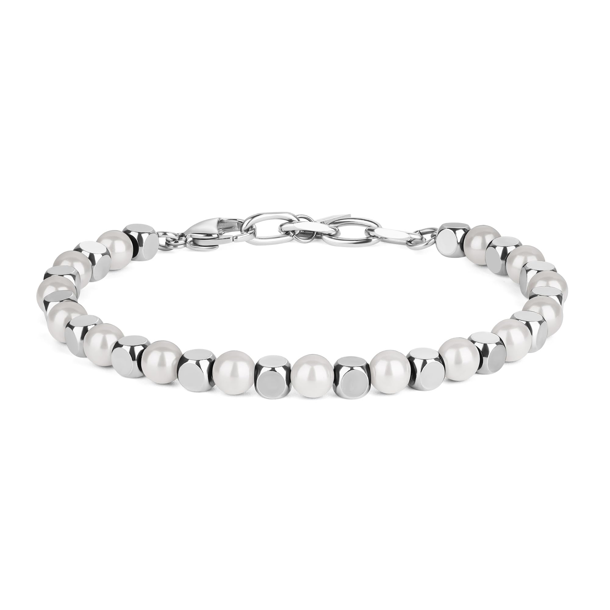 GAVU Shell Pearl and Stainless Steel Power Stone Bracelet for Men
GAVU Shell Pearl and Stainless Steel Power Stone Bracelet for Men