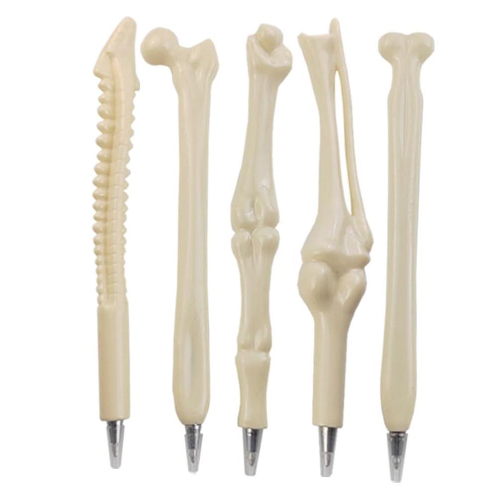 5PCS Fake Bone Ballpoint Pen Creative Novelty Pens Black Ink for Halloween Artist Doctor Nurse School Office Party
5PCS Fake Bone Ballpoint Pen Creative Novelty Pens Black Ink for Halloween Artist Doctor Nurse School Office Party