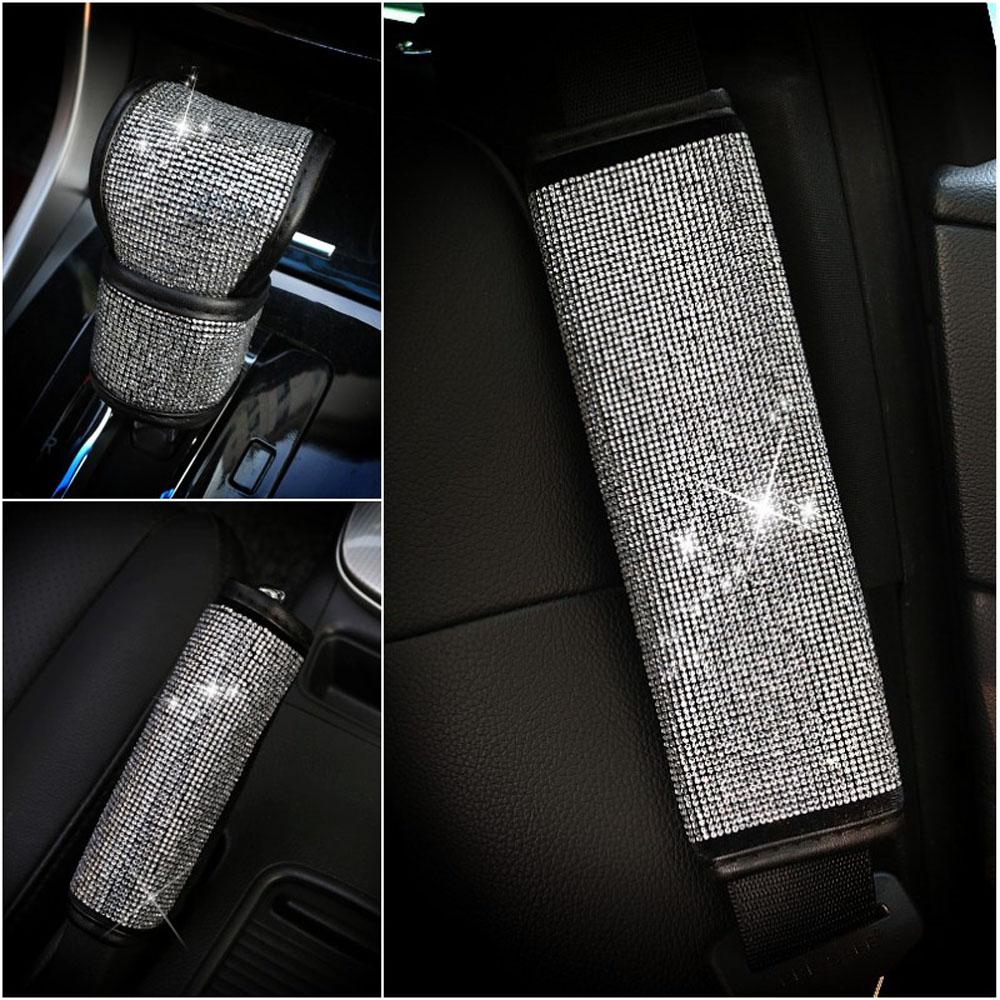 Bling Car-styling Универсальный набор автомобильных аксессуаров Чехол на ручник Чехол на ремень безопасности Чехол на ручку переключения передач handbrake cover 
Bling Car-styling Универсальный набор автомобильных аксессуаров Чехол на ручник Чехол на ремень безопасности Чехол на ручку переключения передач handbrake cover