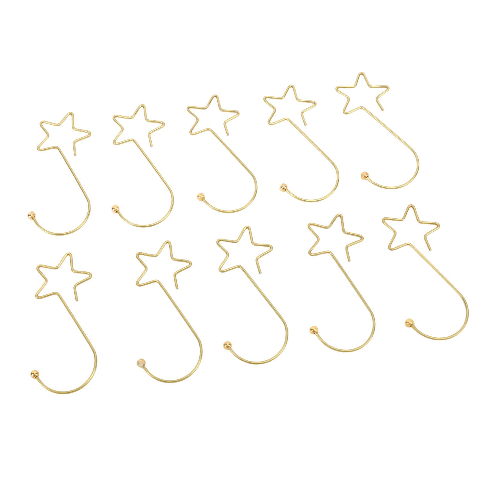120pcs Star Shaped Christmas Tree Hooks Stainless Steel Decoration Hangers for Easter Halloween Party
120pcs Star Shaped Christmas Tree Hooks Stainless Steel Decoration Hangers for Easter Halloween Party