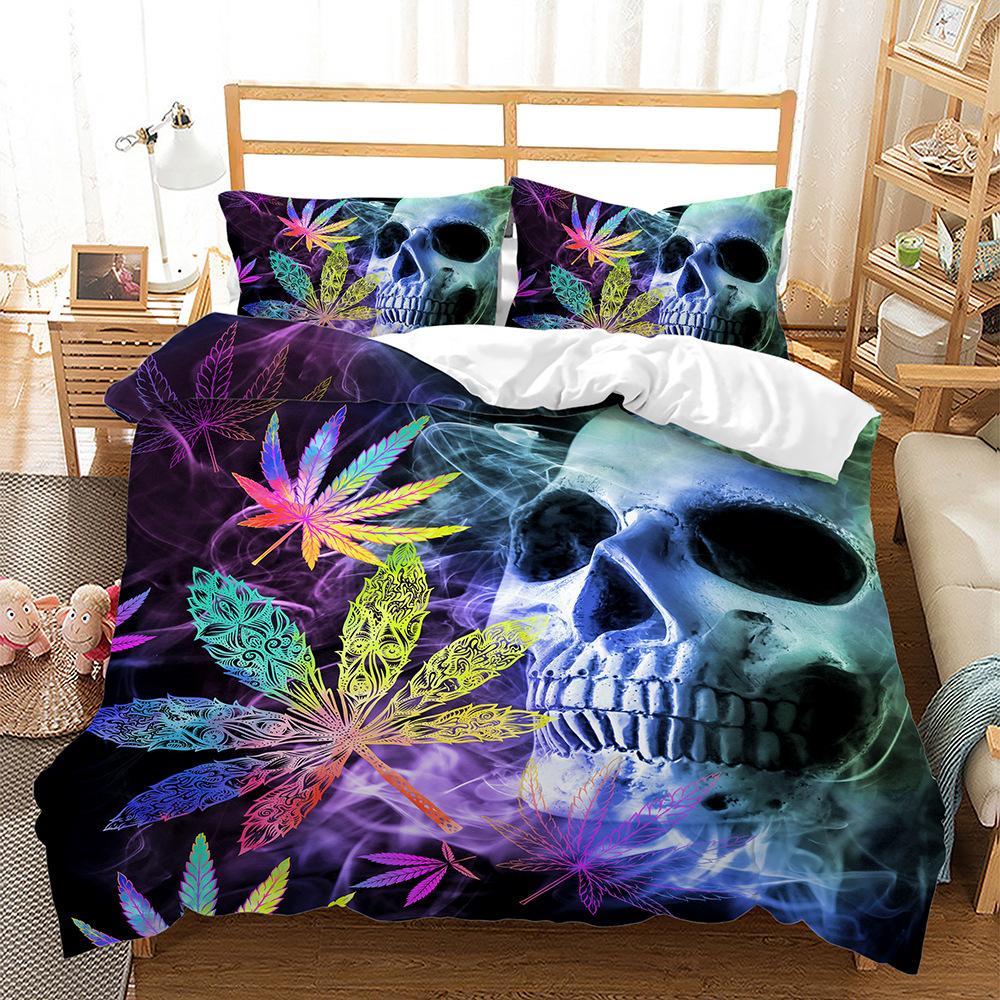 Skull Series Rose Octopus 3D Digital Print Bed Three-Piece Kit 135 * 200 (2pcs set) 90g
Skull Series Rose Octopus 3D Digital Print Bed Three-Piece Kit 135 * 200 (2pcs set) 90g