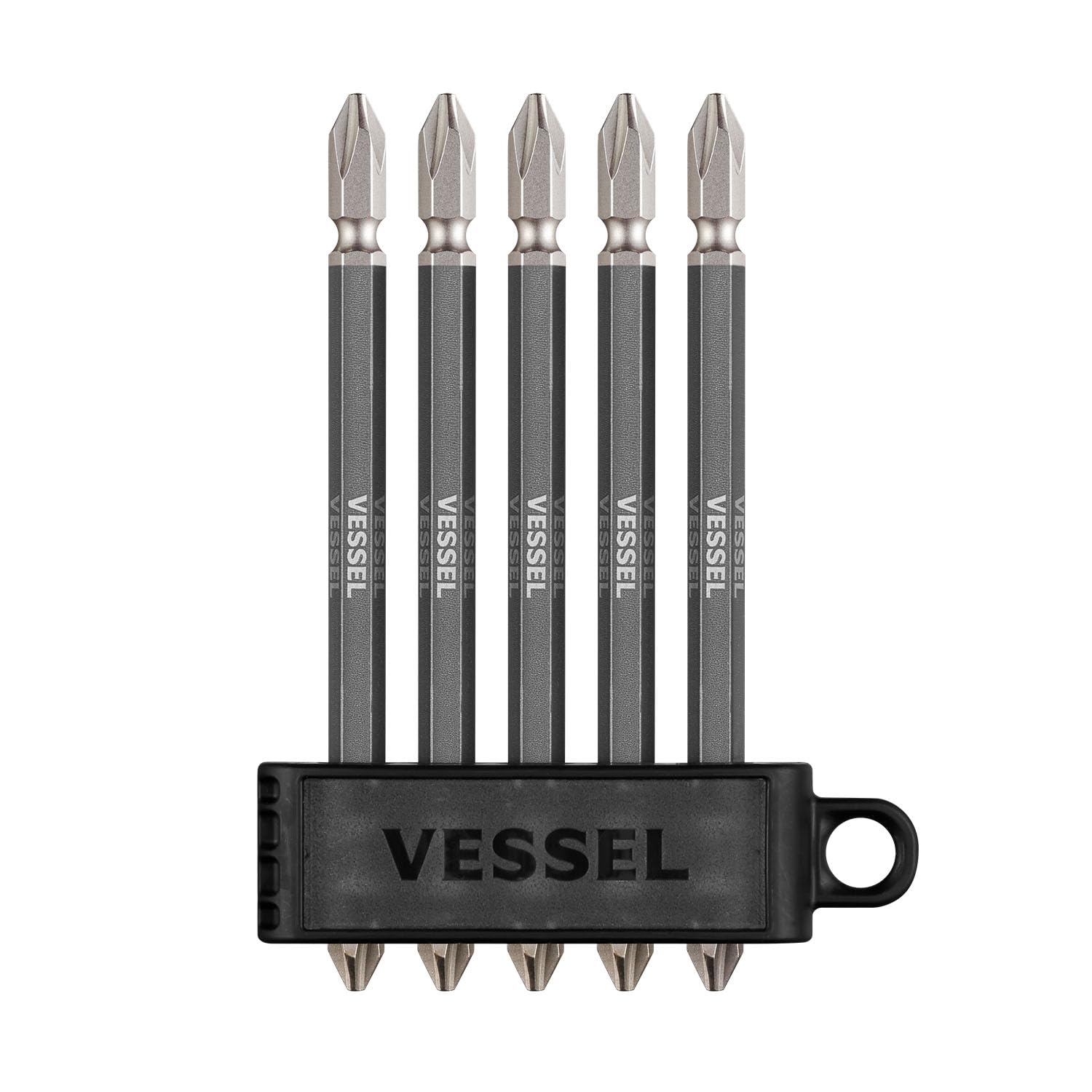 VESSEL Hard Galaxy Set of x Double-Ended Bit, Black, 5, +2 110mm, GS5P-GBK чорний
VESSEL Hard Galaxy Set of x Double-Ended Bit, Black, 5, +2 110mm, GS5P-GBK чорний