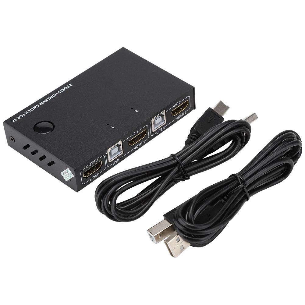 AM-KM201 KVM-переключатель с 2 портами HDMI-распределитель 1080P 4K для 2 компьютеров, общий доступ к одному дисплею
AM-KM201 KVM-переключатель с 2 портами HDMI-распределитель 1080P 4K для 2 компьютеров, общий доступ к одному дисплею