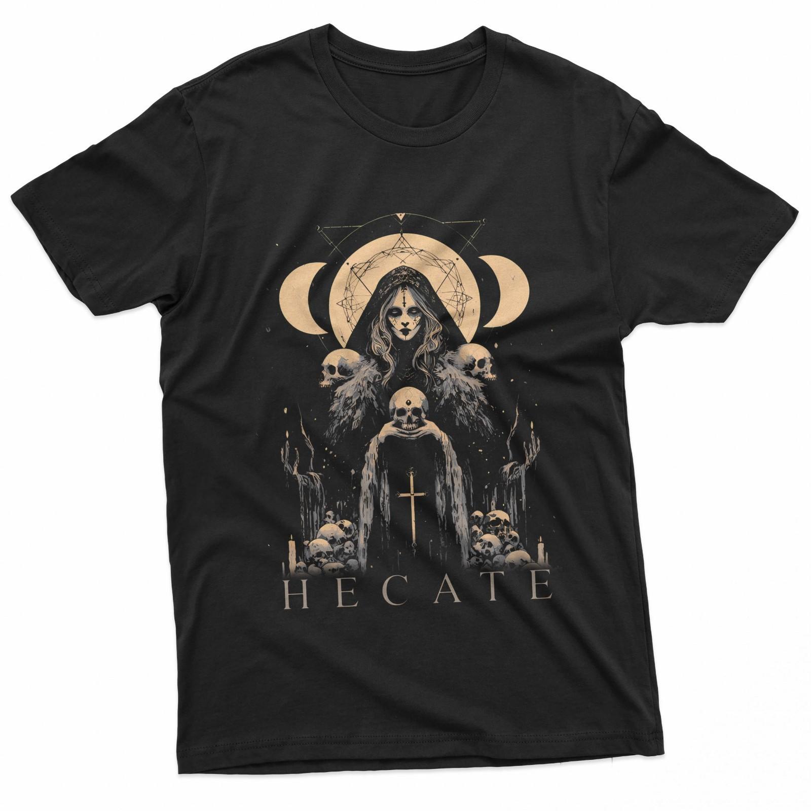 Hecate Greek Moon Goddess of Witchcraft Holding Skull Black T-Shirt 5XL різнокольоровий
Hecate Greek Moon Goddess of Witchcraft Holding Skull Black T-Shirt 5XL різнокольоровий