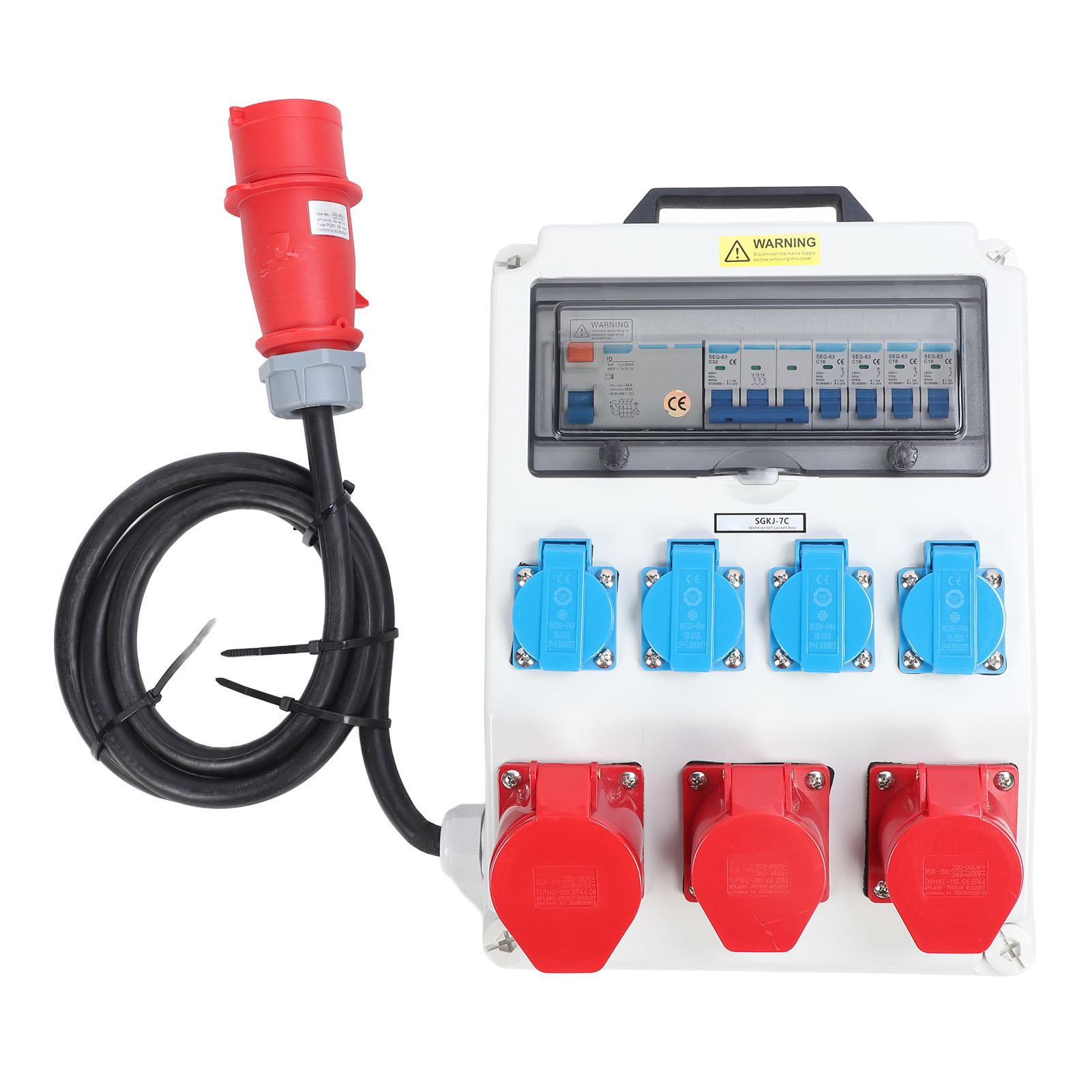 Power Distribution Box with 4Pcs 250V 16A EU Socket 3Pcs 5pin Industrial Socket AC 220380V 240415V
Power Distribution Box with 4Pcs 250V 16A EU Socket 3Pcs 5pin Industrial Socket AC 220380V 240415V