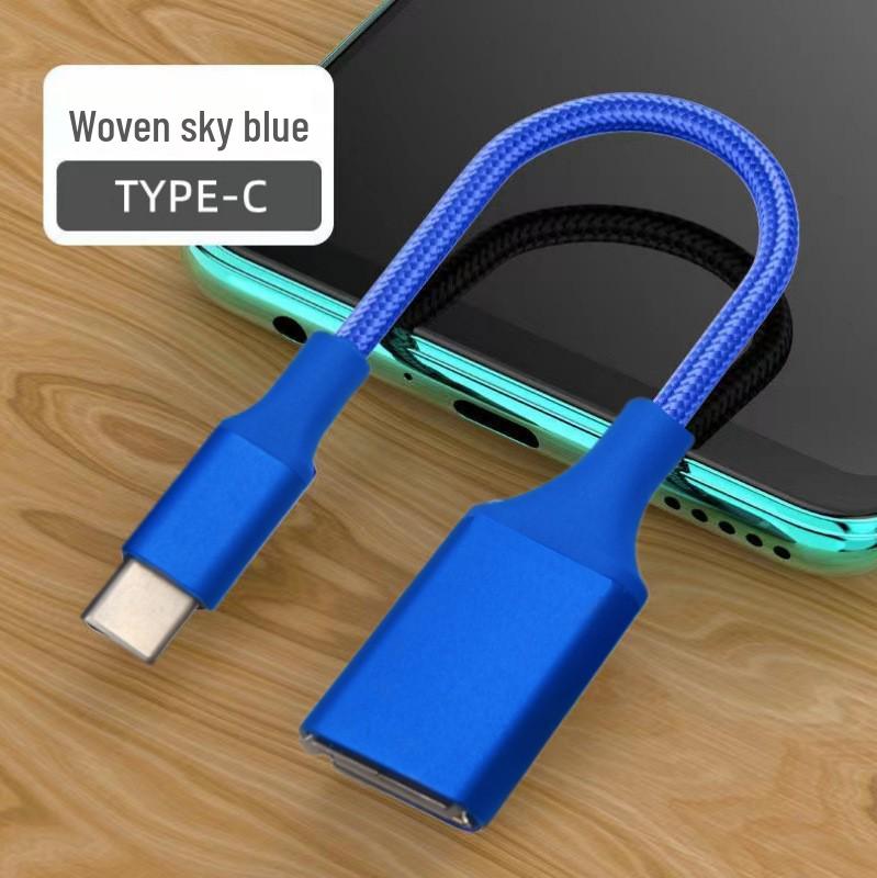 High-Speed Type-C to USB 3.0 OTG Adapter Cable for Mobile, Mouse, and Car Computer Connections 0.1M
High-Speed Type-C to USB 3.0 OTG Adapter Cable for Mobile, Mouse, and Car Computer Connections 0.1M