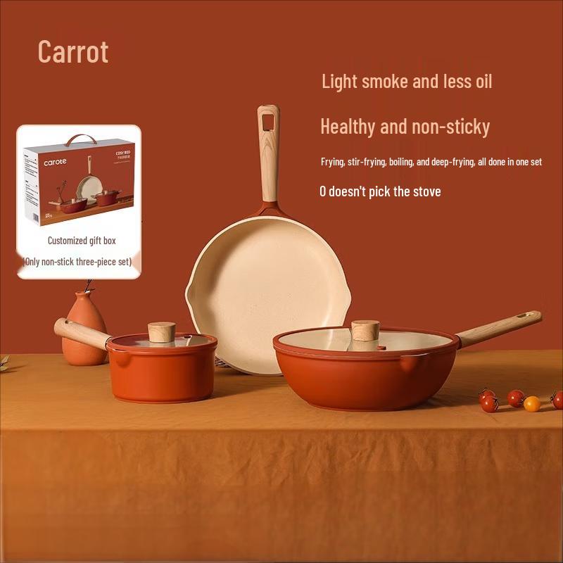 Carrot Non-Stick Cookware Set
Carrot Non-Stick Cookware Set