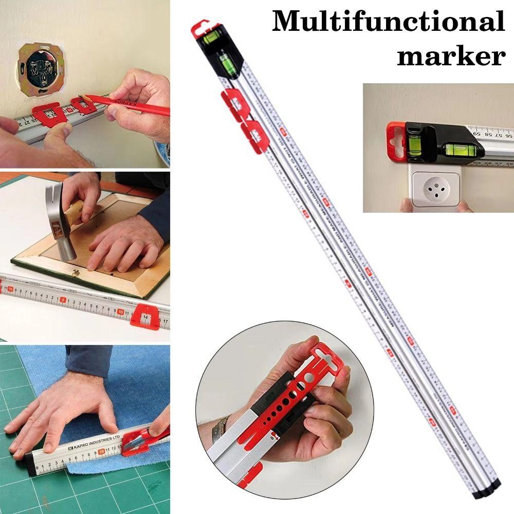 Measuring Tools Level Marking Ruler Aluminum Zinc Zinc Alloy Multi-functional Ruler DIY Work білий
Measuring Tools Level Marking Ruler Aluminum Zinc Zinc Alloy Multi-functional Ruler DIY Work білий