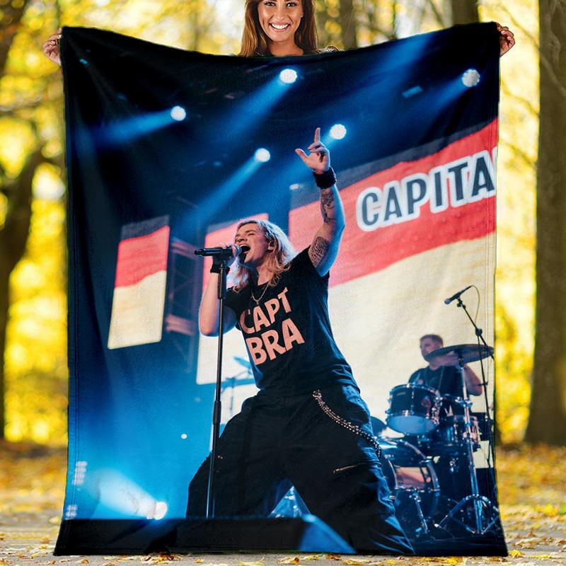 Hip Hop Singer Portrait Flannel Fleece Blanket, Soft Warm Throw Blanket for Sofa, Rap Music Fan Gift 80cm x 120cm
Hip Hop Singer Portrait Flannel Fleece Blanket, Soft Warm Throw Blanket for Sofa, Rap Music Fan Gift 80cm x 120cm