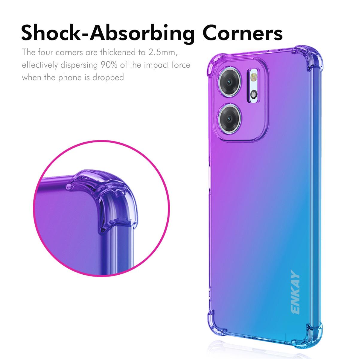 For Infinix Smart 9 4G/Infinix Hot 50i 4G TPU Case ENKAY Thickened Four Corner Drop-proof Phone Back Cover Blue/Pink
For Infinix Smart 9 4G/Infinix Hot 50i 4G TPU Case ENKAY Thickened Four Corner Drop-proof Phone Back Cover Blue/Pink