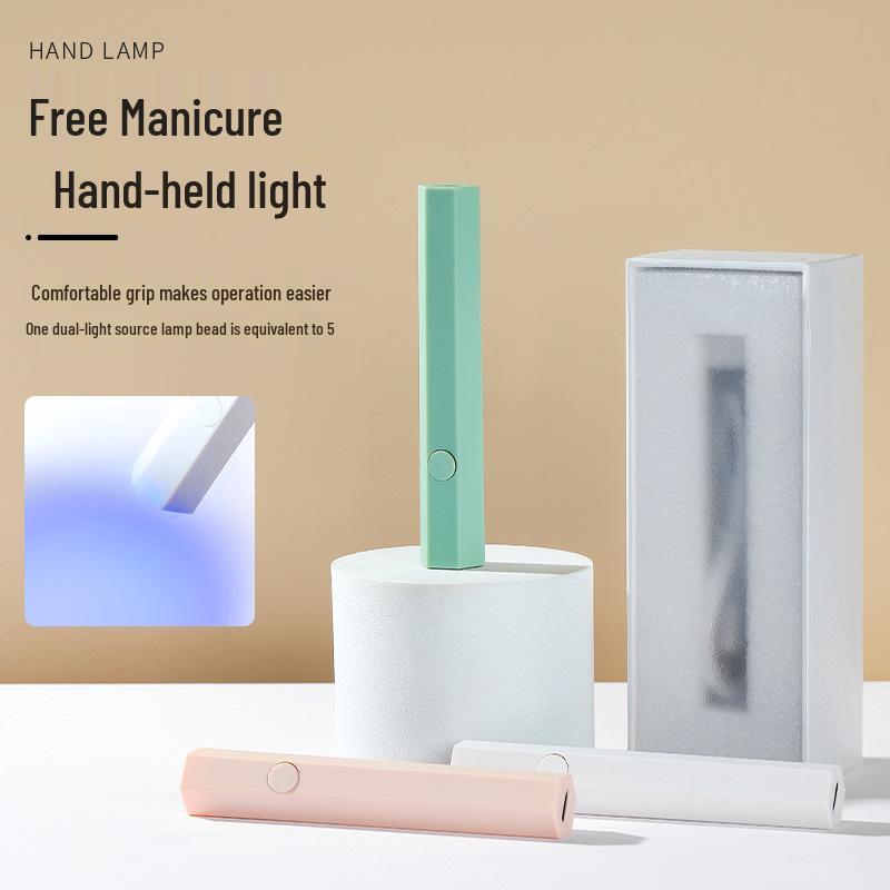 Portable Rechargeable Nail Art Lamp - Quick-Drying, Non-Blackening, Mini Light Curing Machine
Portable Rechargeable Nail Art Lamp - Quick-Drying, Non-Blackening, Mini Light Curing Machine