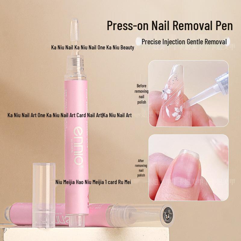 Gentle Nail Removal Pen: Protects nails, non-irritating, quickly removes solid gel and nail tips without damage.
Gentle Nail Removal Pen: Protects nails, non-irritating, quickly removes solid gel and nail tips without damage.
