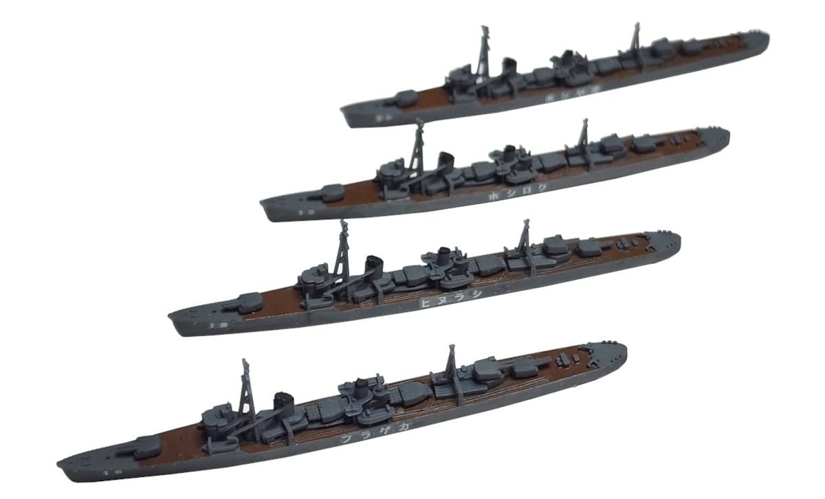 HMA Japanese Navy destroyer set of 4 resin molded color 1/2000 Kagero-class kits,
HMA Japanese Navy destroyer set of 4 resin molded color 1/2000 Kagero-class kits,