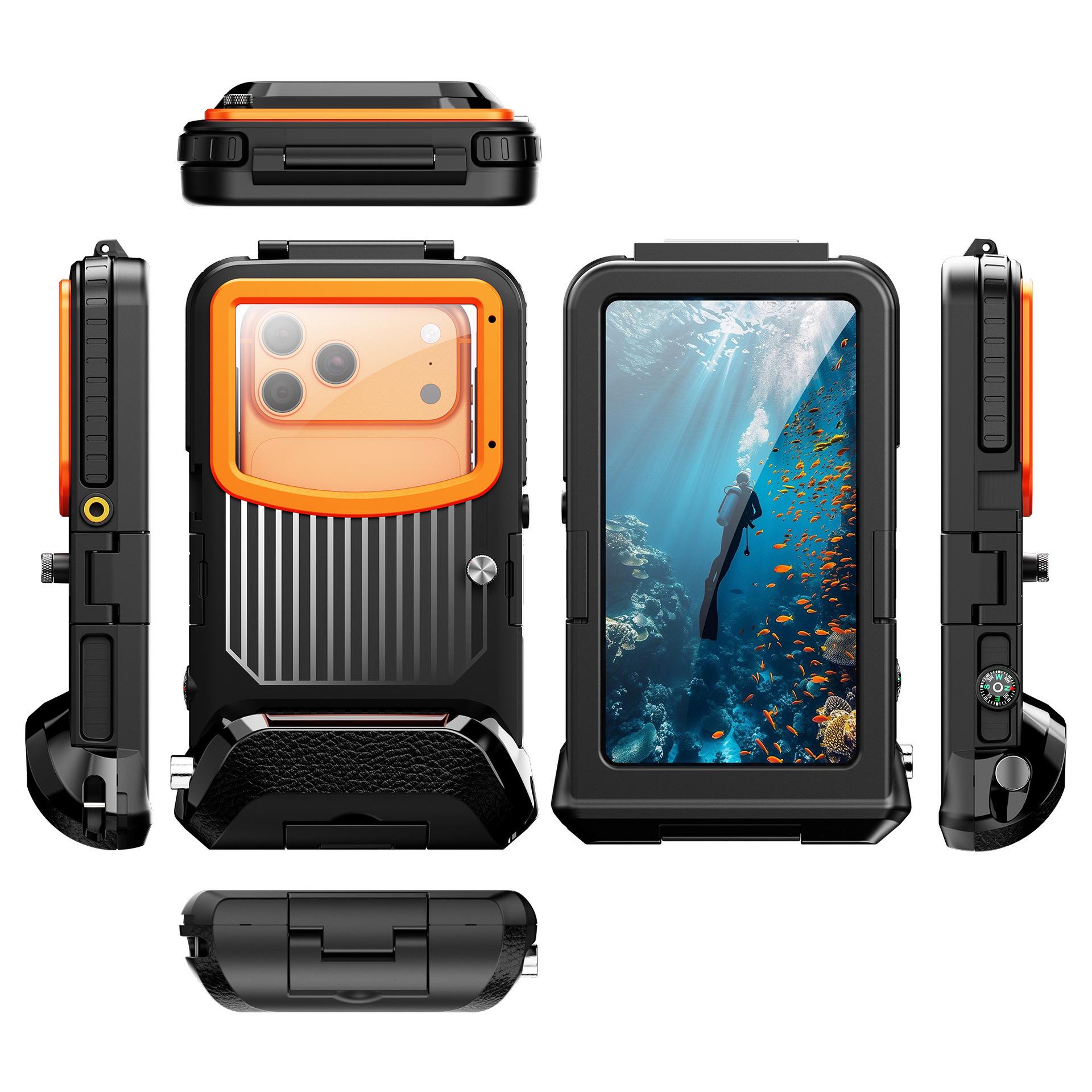 Second Gen Universal 15m Depth Diving Protective Case for Apple & Samsung – Outdoor HD Photo For Android L Model чорний/помаранчевий
Second Gen Universal 15m Depth Diving Protective Case for Apple & Samsung – Outdoor HD Photo For Android L Model чорний/помаранчевий