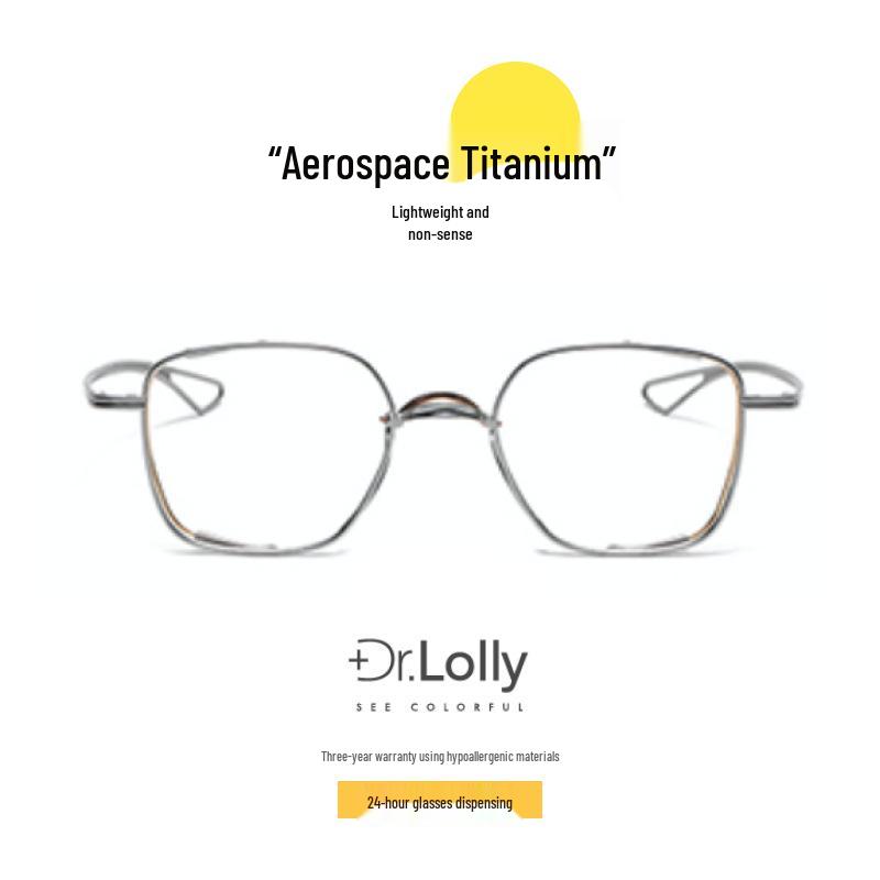 Dr. Lolly Ultralight Pure Titanium Designer Eyeglass Frames, Suitable for Prescription Lenses Gold
Dr. Lolly Ultralight Pure Titanium Designer Eyeglass Frames, Suitable for Prescription Lenses Gold