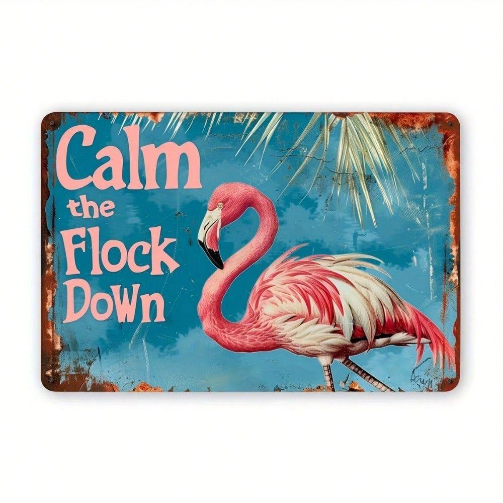 Metal Poster Flamingo, Vintage Wall Art Decor, Rustic Home Garden Decoration, Metal Sign
Metal Poster Flamingo, Vintage Wall Art Decor, Rustic Home Garden Decoration, Metal Sign