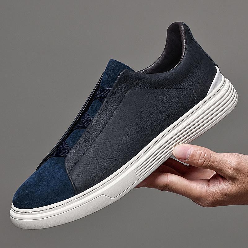 New Men Thick Soled Casual Board Shoes with Elastic Band Splicing Cushiing Softness Persalizati High-end Fashi Shoes 46 королівський синій колір
New Men Thick Soled Casual Board Shoes with Elastic Band Splicing Cushiing Softness Persalizati High-end Fashi Shoes 46 королівський синій колір