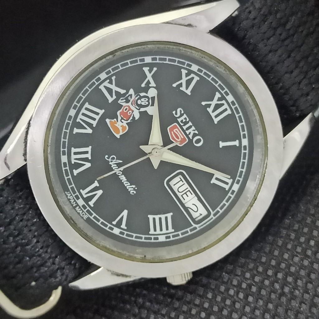 USED RARE VINTAGE SEIKO 5 CARTOON DIAL AUTO 7S26A JAPAN MENS WATCH a290174-9 SKU550b-a290174
USED RARE VINTAGE SEIKO 5 CARTOON DIAL AUTO 7S26A JAPAN MENS WATCH a290174-9 SKU550b-a290174
