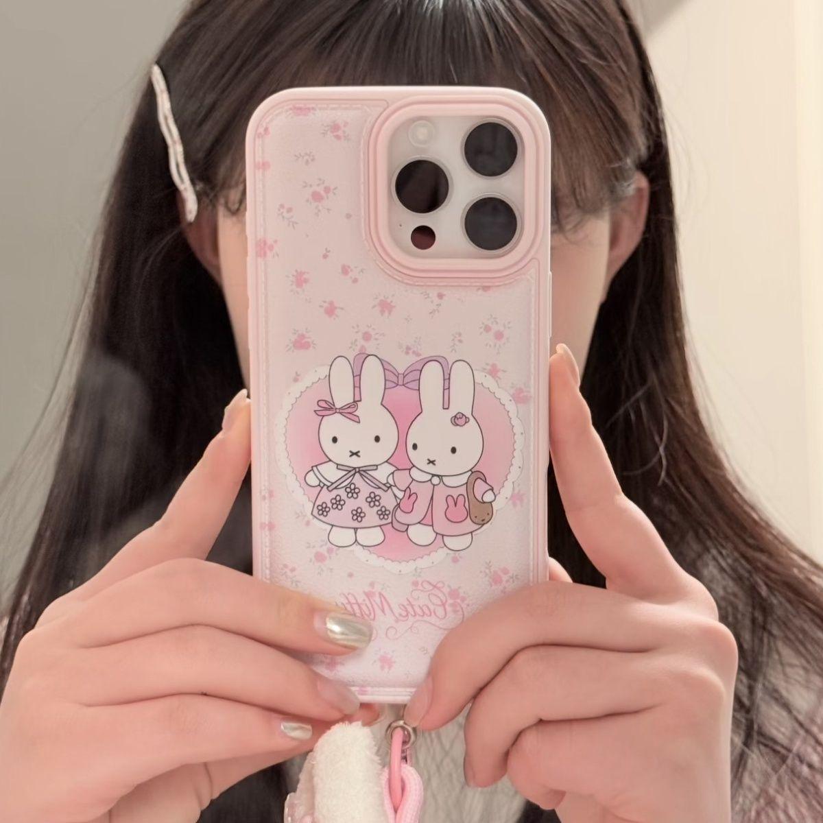 Cute Bunny Soft Case, Drop-Proof, Compatible with Apple Pro Max Models, Available in White and Pink Apple 14 Pro Max
Cute Bunny Soft Case, Drop-Proof, Compatible with Apple Pro Max Models, Available in White and Pink Apple 14 Pro Max
