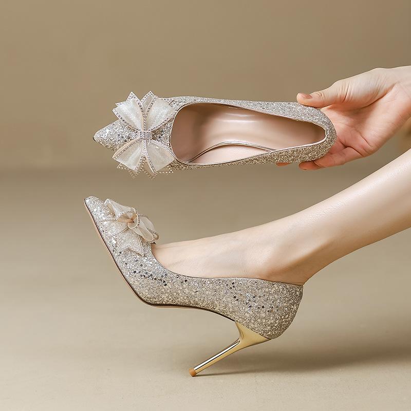 Premium sense main wedding dress wedding shoes spring and summer women s new bridal shoes crystal wedding high heels gold sequined shoes 33
Premium sense main wedding dress wedding shoes spring and summer women s new bridal shoes crystal wedding high heels gold sequined shoes 33