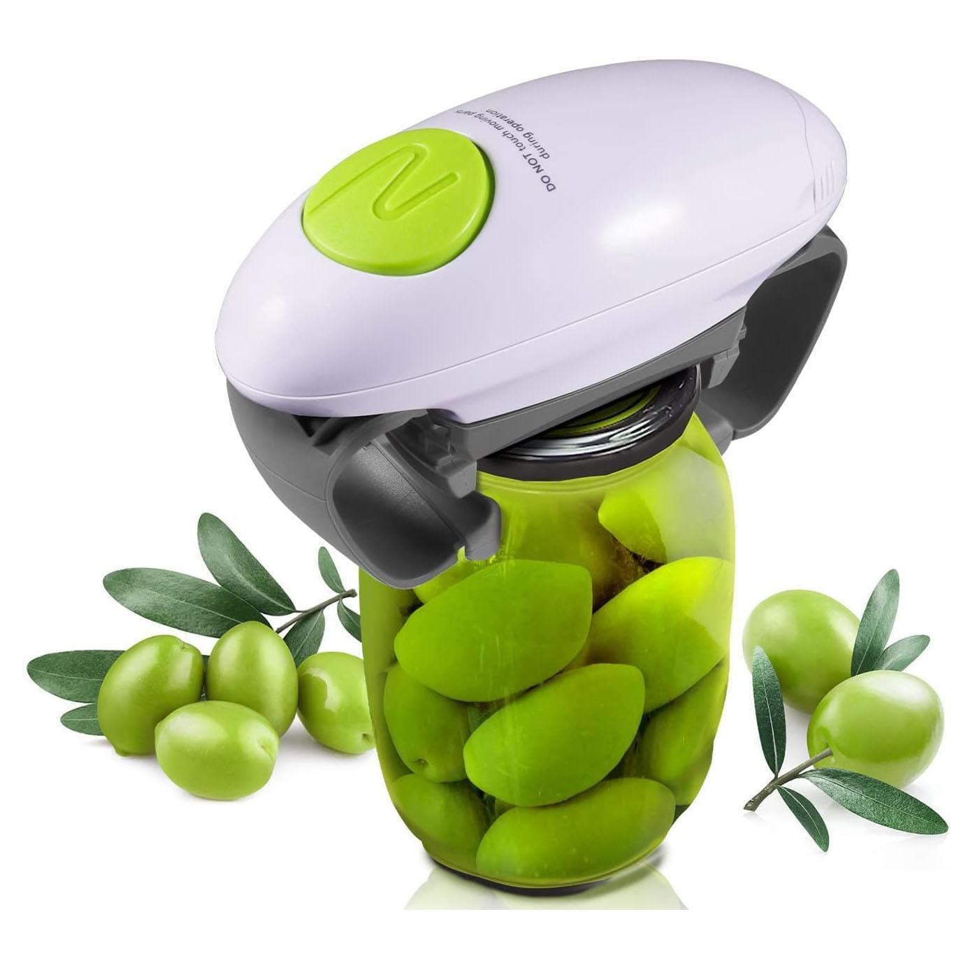 Электрический открывалка для банок, автоматический открывалка для банок без помощи рук, открывалка для банок одним касанием, легко открывается любой размер банки, безопасность пищевых продуктов, открывалка для банок с батарейным питанием
Электрический открывалка для банок, автоматический открывалка для банок без помощи рук, открывалка для банок одним касанием, легко открывается любой размер банки, безопасность пищевых продуктов, открывалка для банок с батарейным питанием