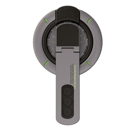 Магнитная подставка-кольцо для телефона, вращающаяся на 360 градусов, светящийся кронштейн для телефона, многоугольный регулируемый двухсторонний держатель для телефона для снятия стресса и поднятия настроения чёрный
Магнитная подставка-кольцо для телефона, вращающаяся на 360 градусов, светящийся кронштейн для телефона, многоугольный регулируемый двухсторонний держатель для телефона для снятия стресса и поднятия настроения чёрный