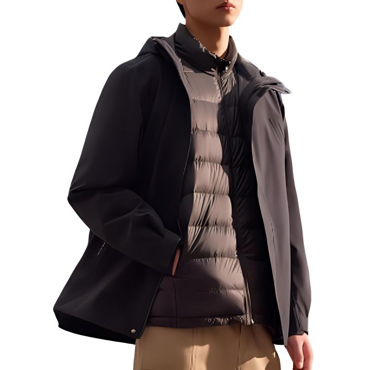 Anta City Outdoor Series Solid Color Three-In-One Waterproof Windproof Warm Jacket Men Jacket Basic-Black 952447609-2 XL
Anta City Outdoor Series Solid Color Three-In-One Waterproof Windproof Warm Jacket Men Jacket Basic-Black 952447609-2 XL