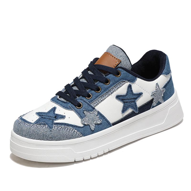 9860 Unisex Retro Korean Style Canvas Low-Top Lace-up Spring Sneakers - Trendy Casual Shoes for Couples Size 36 синій
9860 Unisex Retro Korean Style Canvas Low-Top Lace-up Spring Sneakers - Trendy Casual Shoes for Couples Size 36 синій