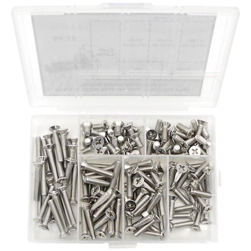 150pcs 8#-32 Nuts Assortment Kit Stainless Steel Nuts and Bolts Machine Screws Repair Electronic
150pcs 8#-32 Nuts Assortment Kit Stainless Steel Nuts and Bolts Machine Screws Repair Electronic