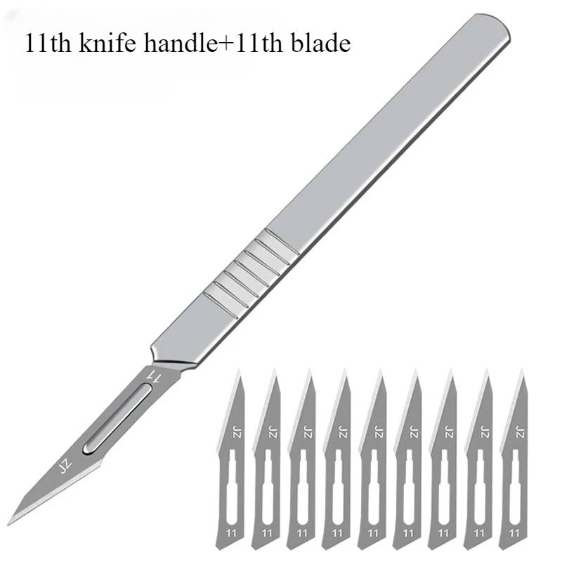 High Quality Blade Scalpel Handle Automatic Blade Dental Disposable Sterile Remove Scalpel Stainless Steel Handle Carving Knife
High Quality Blade Scalpel Handle Automatic Blade Dental Disposable Sterile Remove Scalpel Stainless Steel Handle Carving Knife