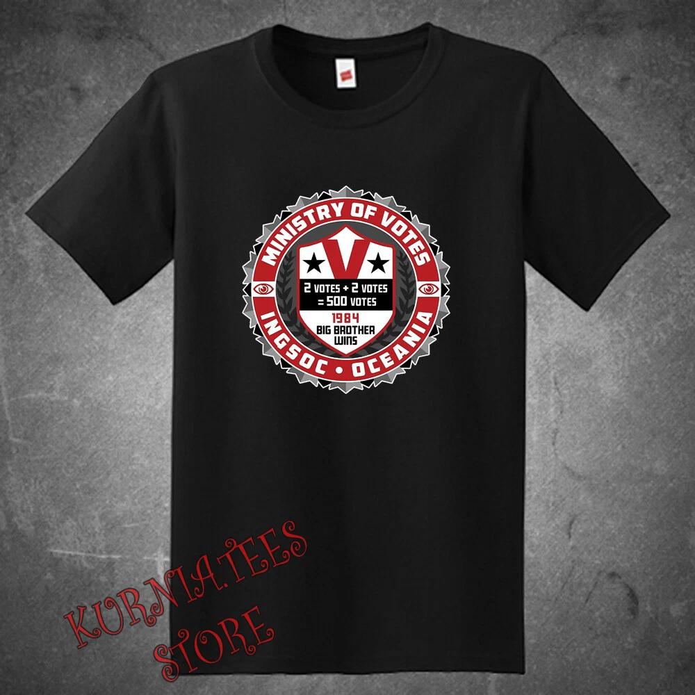 Orwell 1984 Ministry of Votes Ingsoc Men s Black Size S to 5XL L
Orwell 1984 Ministry of Votes Ingsoc Men s Black Size S to 5XL L